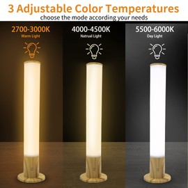 Light Therapy Lamp 10000 Lux, Happy Sun Lamp UV-Free with 3 Color Temperatures, Adjustable Brightness, Timer & Memory Function, Bright Sunlight Lamps, Full Spectrum Light Perfect for Home, Office