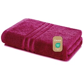 Lavea Sauna Towel, 80 x 200 cm, Terry Series Elena, Burgundy