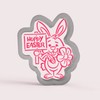 The Cookie Countess Bunny & Sign Cookie Cutter