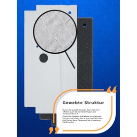 10 x Filter Cloth for Bosch Siemens Constructa Filter Dryer Heat Pump Dryer Filter Mat Condenser Dryer 292 x 142 x 1 mm Lint Filter 12022801