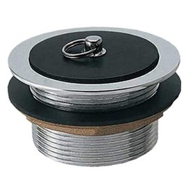 Kakudai Bath Stopper with Rubber Stopper and Back Thread 4121-30