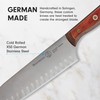 Messermeister Custom 7” Kullens Santoku Knife, Terra Red - X50