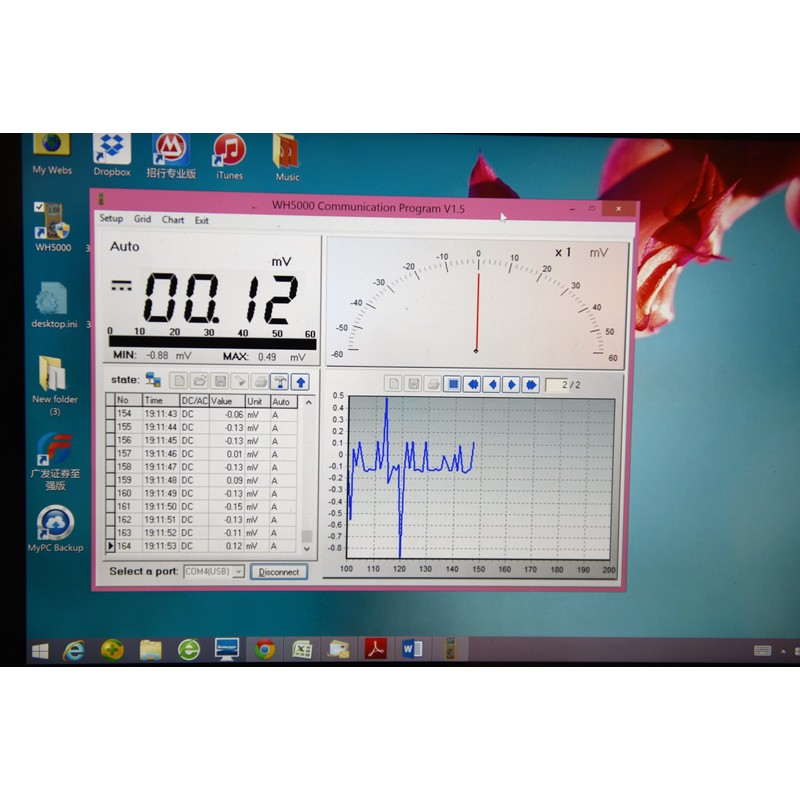 Tekpower Smart Meter TP5000 6000 Counts True RMS Multimeter with