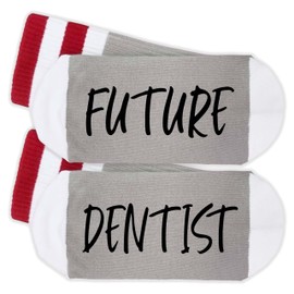 EJGFS Novelty Socks Gifts for Future Dentist, Gifts for Faculty of Dentistry Students, Favors for Birthday, Christmas, Back-to-school Season, Graduation. (087)