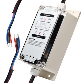 TURBRO RV AC Soft Start Kit for Smooth Startup Under Low-Power Condition, 6-Wire Installation, Protects Compressor and Other Appliances in Vehicles, 3 Indicator Lights, AC 100-240 V/60 Hz, S15 Plus