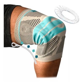 Dr. Meyer Rodillera Con Soporte De Gel Y Varillas Laterales Dr. Meyer