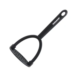 Fackelmann Fenix Potato Ricer, 100% Recycled RPET Material, Recyclable Plastic with High Heat Resistance up to 230°C, High Durability, Anti-Scratch, Black, 30 cm, 1 Piece