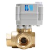 HSH-Flo 1/2" DN15 3 Way 12VDC CR5-01 NPT Brass L