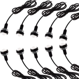 E Support 9W LED DRL Eagle Eye Light Car Motor Fog Daytime Reverse Signal White Pack of 10