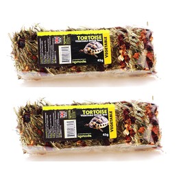 2 PACK KOMODO TORTOISE VEGETABLE SNACK BAR TASTY TREAT SNACK FOOD DIET 45G