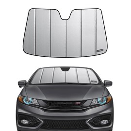 Pigenius Car Windshield Sun Shade fits 2012-2015 Honda Civic Sedan,Car Window Shades-Safeguard
