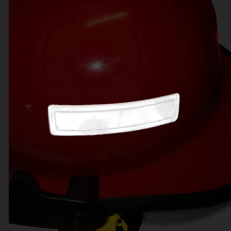 MyHardHatStickers Silver Retro Reflective Hard Hat Stickers - 1" x
