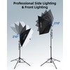 Skytex Softbox Lighting Kit(3Pack), 20x28in Soft Box|28in Octa Softbox|85W 2700-6400K