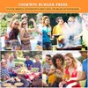 Heavy Duty Cast Iron Burger Press Kit for Smash Burgers