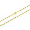 PORI JEWELERS 18K Gold Over Solid 925 Sterling Silver 2MM