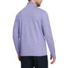 Rouen Men's Sweatshirts Quarter Zip Pin Striped Performance Casual Athletic