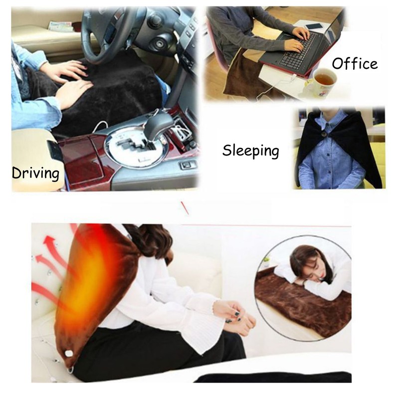 Heating Shoulder Pad Portable 3 Levels USB Adjustable Breathable Hot