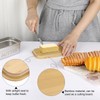 BSTKEY Butter Dish with Lid for Countertop, Stainless Steel Butter
