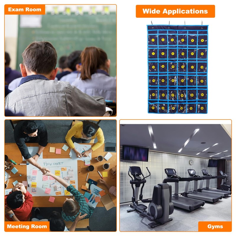 sourcing map Classroom Pocket Chart for Cell Phone, 36-Pocket Phone