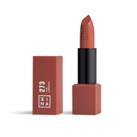 3INA MAKEUP - Vegan - The Lipstick 273 - Helles Bordeauxrot - Lippenstift Matt - Hochpigmentiert Lippen-Stift - Mattiert Intensive Farbe - Cremig Vanille-Duft - Cremige Texture - Cruelty Free