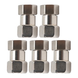 5PCS Plumbing Fittings Stainless Steel Female Thread Pipe Adapter Fittings for Shower Water Heater G3/4