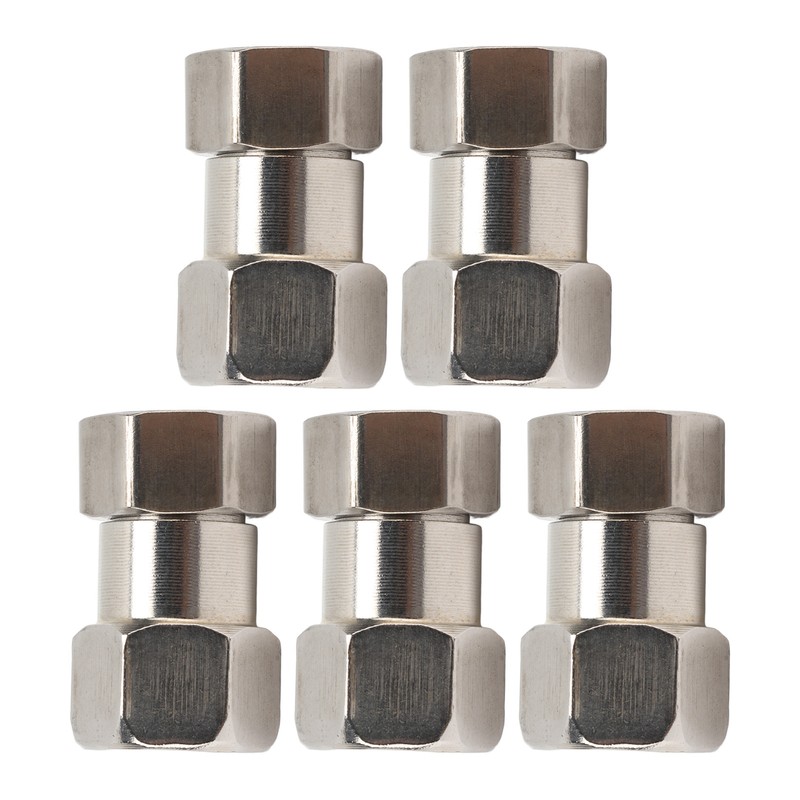 5PCS Plumbing Fittings Stainless Steel Female Thread Pipe Adapter Fittings