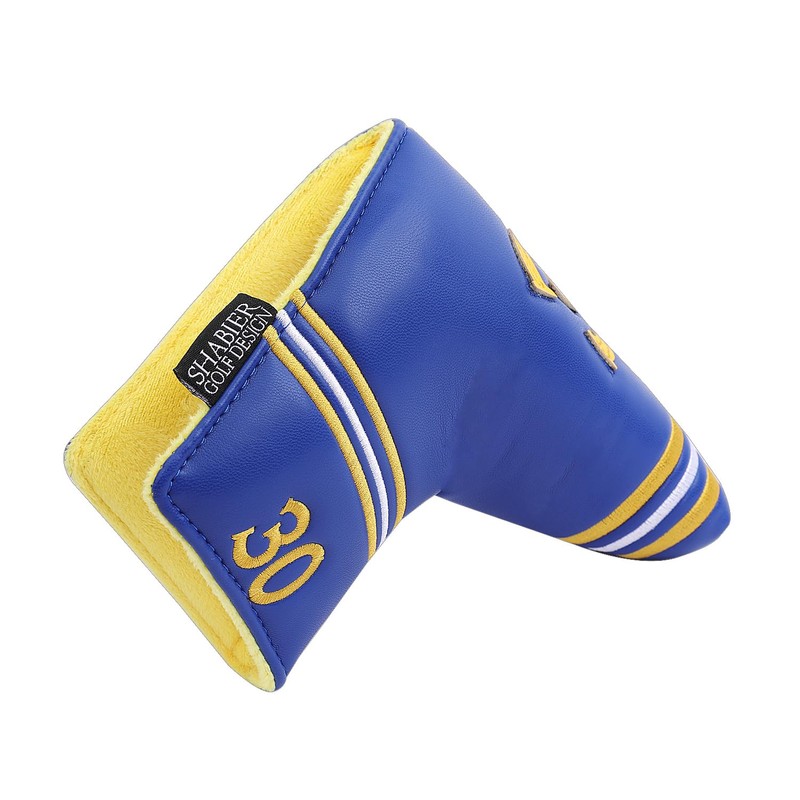 SHABIER Blue Golf Putter Cover with NO.30 Design Headcover for