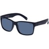 Solarized Square D-Frame Sunglasses - Black Rubber, D-Frame, Men's, Classic