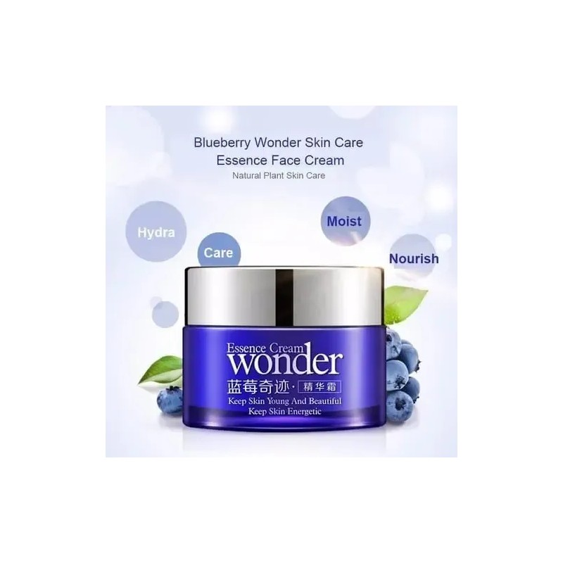 Crema Facial Blueberry Bioaqua Antiarrugas Hidratacion Full