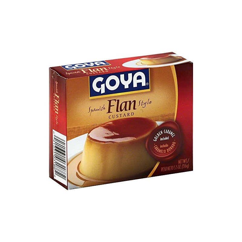 Goya Flan with Caramel 5.5 OZ(Pack of 4)