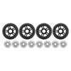 4Pcs Luggage Swivel Wheels Low Noise Sturdy Lightweight Heat Insulation