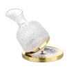 Red Wine Decanter, Spinning Wine Aerator, Thickened Crystal Glass Golden
