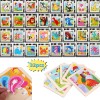 32 Rompecabezas Figuras Surtidas Para Niños Pequeños Madera