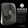 O2COOL Treva 10-Inch Portable Desktop Air Circulation Battery Fan -