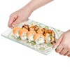 Coloch 6 Pack Ceramic Retangular Serving Platter, 8.5 Inch Appetizer