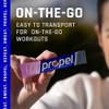 Propel Powder Paquetes de uva con electrolitos, vitaminas y sin