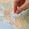 Shpucise 400Pcs World Map Push Pins Round Drawing Pins, Travel