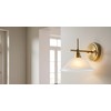 Aspen Creative 23140-11A Etched Alabaster Transitional Style Replacement Glass Shade