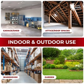 Pre Baited Rat Box - Effective Rat Traps, Ideal Rat Trap and Rat Traps for Indoors Solution, Quick Setup and Ready to Use - Professional Rat Control Indoors & Outdoors (5 x 10g)