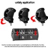LEDOPPO LED Light Bar Mounting Brackets Kit - 2PCS Bottom