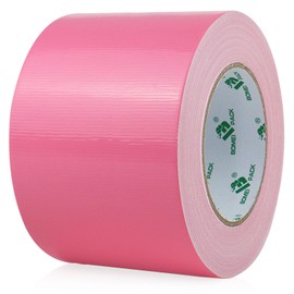 BOMEI PACK Premium Duct Tape Fabric Tape 100 mm x 30 m Pink Duct Tape with Excellent Adhesion, UV-Resistant, Waterproof, Fabric Tape for Versatile Use