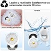 Tapones de Oídos para Dormir,Protección Auditiva Reutilizable de Silicona con