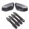 Overun Carbon Fiber Paint Door Side Mirror+Handle Cover Overlay Designed