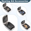 FDFuZhao Hearing Aid Case Hard Pocket Size, Cushioned Interior for