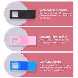 SHINEOFI 20Pcs Webcam Protection Covers Privacy Camera Shields for Laptop Mobile Easy Install Hacking Peeping Durable Convenient Webcam Shutter Black White