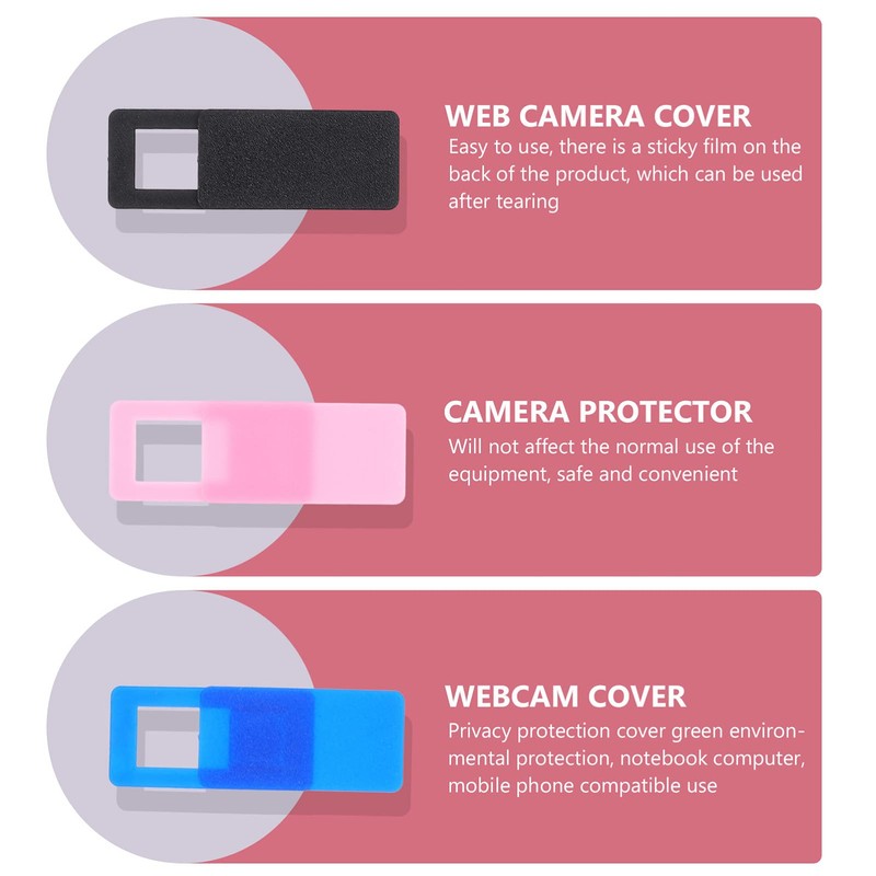 SHINEOFI 20Pcs Webcam Protection Covers Privacy Camera Shields for Laptop