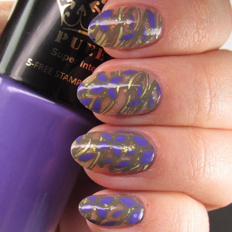 PUEEN Super Intense Nail Polish For Nail Stamping Big 5-FREE