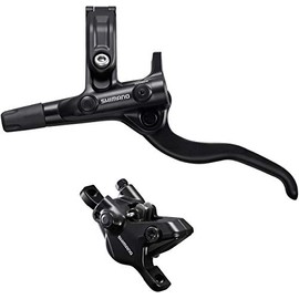 SHIMANO Deore BR-MT410/BL-M4100 Deore Bleed Brake Lever/Post Mount 2 Pot Rear Left Brake Caliper