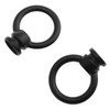 E-outstanding 2pcs 36x43mm M10 Thread Ring Shape Female Loop Eye