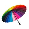 Lancoon 24 Ribs Large Umbrella Fashion Long Handle Straight Anti-UV